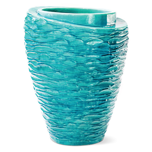 SeasonalLiving Tranche Handmade Ceramic Floor Vase Wayfair